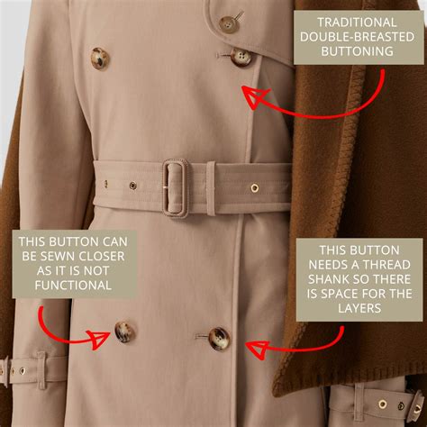 how to fix burberry trench buttons|Burberry signatures services.